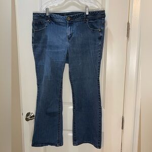 Lane Bryant Boot Cut Midrise Genius Fit Blue Jeans Size 20S